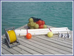 Model #P101 - 6 buoy course <i>package</i> with poly rope mainline